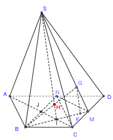 Gọi \(M\) là trung điểm của \(BC\). Chọn m (ảnh 1)