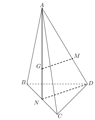 Chọn C  \[SA\] v&agrave; \[BC\]kh&ocirc;ng đồng phẳng n (ảnh 1)