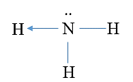 Công thức Lewis của phân tử ammonia là (ảnh 2)