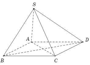 Đáp án đúng là: C \(AB\,{\rm{//}}\,CD\), \(AC\) cắt \(BD\), \(SB\) và \(CD\) chéo nhau, \(SD\) cắt \(BD\). (ảnh 1)