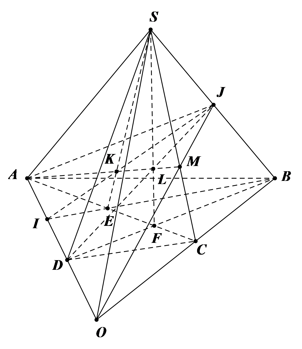 Cho tứ giác \(ABCD\) và \(S\) không nằm t (ảnh 1)