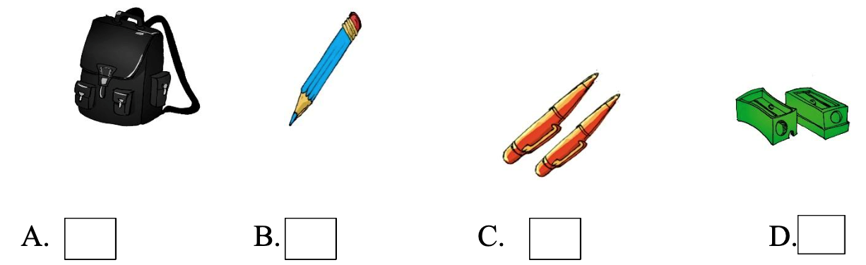 Listen and number. (1 pt) (ảnh 1)