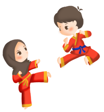 “What are they doing?” – “They’re ______.” (ảnh 1)