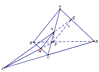 Cho tứ diện \(ABCD\). G (ảnh 1)