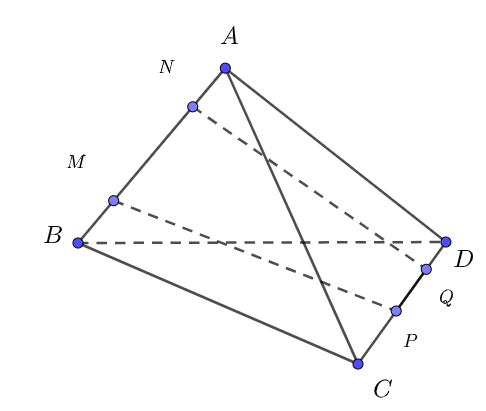 Gọi \(H\) là trung điểm \(AB\). Khi đó (ảnh 1)