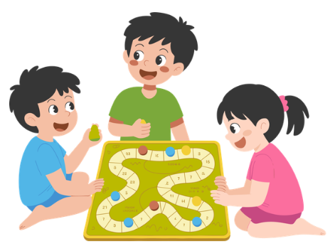 My friends and I are ______ at a ______. (ảnh 1)