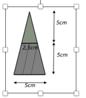 Hình ảnh bên là ảnh của một lọ nước hoa hình kim tự tháp. Khi đậy nắp, lọ có dạng hình chóp tứ giác đều (tính cả thân lọ và nắp lọ) trong đó nắp lọ cũng là hình chóp tứ giác đều có chiều cao 5 cm, cạnh đáy 2,5 cm.  (ảnh 1)