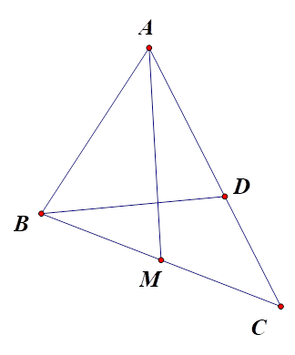 a) vecto AB + vecto BC = vecto AC b) Vecto BD = 7. vecto AC - 12 vecto AB (ảnh 1)