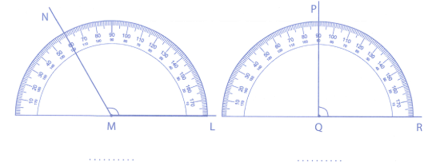 Quan sát hình vẽ dưới đây rồi viết số đo thích hợp vào chỗ chấm: (ảnh 1)