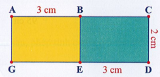 Độ dài của đường gấp khúc ACDG là: (ảnh 2)