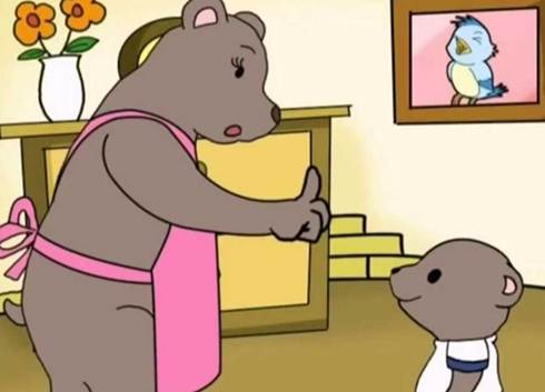 Truyện cổ tích: Bài học đầu tiên của Gấu con