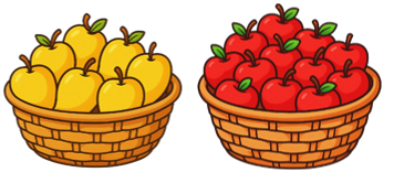 “Số táo hơn số cam …… quả”. Số thích hợp điền vào chỗ chấm: (ảnh 1)