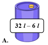 Thùng nào dưới đây đựng được ít nước nhất? (ảnh 2)