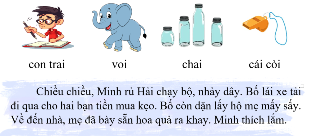 Tập đọc con trai (ảnh 1)