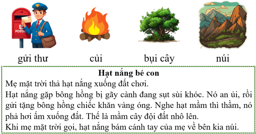 Tập đọc gửi thư (ảnh 1)