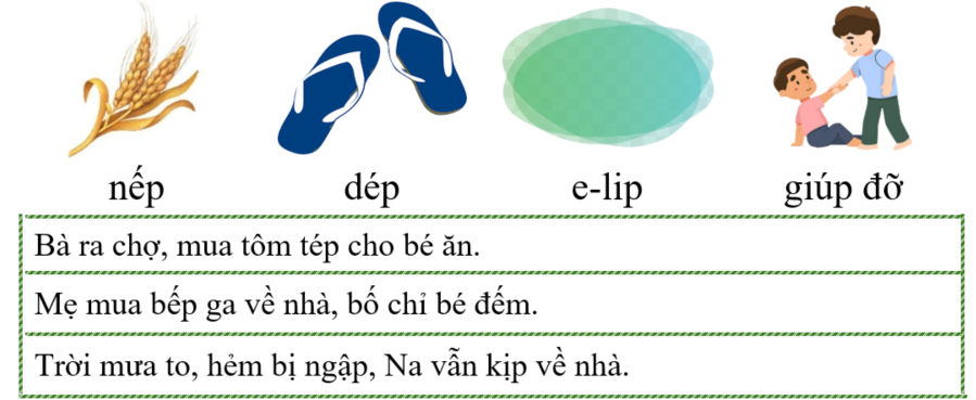 Tập đọc nếp dép (ảnh 1)