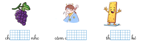 Điền vần um, ươc và dấu thanh vào chỗ trống phù hợp. (ảnh 1)