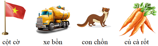 Tập đọc cột cờ xe bồn con chồn củ cà   (ảnh 1)