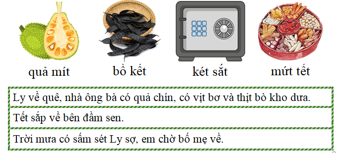 Tập đọc  quả mít bồ kết két sắt mứt  (ảnh 1)