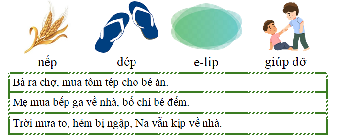 Tập đọc nếp dép e lip giúp  (ảnh 1)
