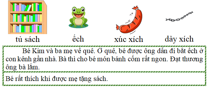 Tập đọc ach êch ich  (ảnh 1)