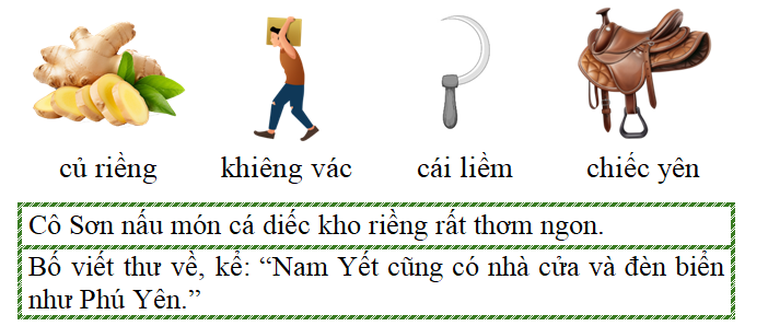 Tập đọc  củ riềng khiêng vác cái liềm chiếc  (ảnh 1)