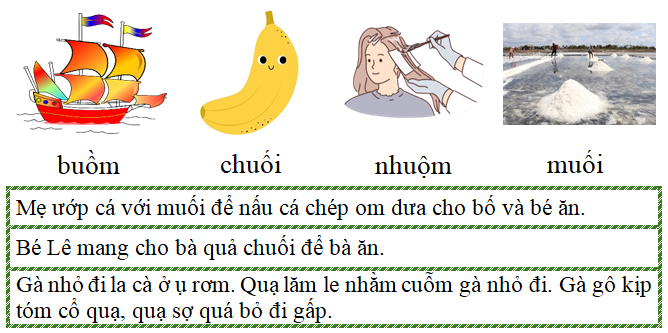 Tập đọc buồm chuối (ảnh 1)