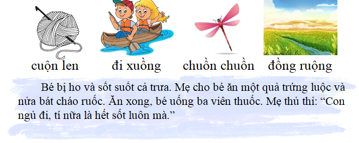 Tập đọc  cuộn len đi xuống (ảnh 1)