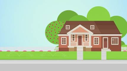 A house with a lawn and trees
AI-generated content may be incorrect.