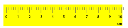 A yellow ruler with numbers

AI-generated content may be incorrect.