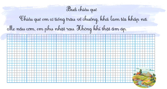 Tập chép chính tả (ảnh 1)