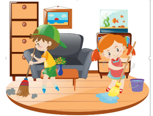 Trong tranh có những đồ vật nào? (ảnh 1)