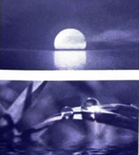 Viết tiếp các câu dưới đây để được câu có hình ảnh so sánh.  Mặt trời đỏ rực ……………………………………………..    (ảnh 1)