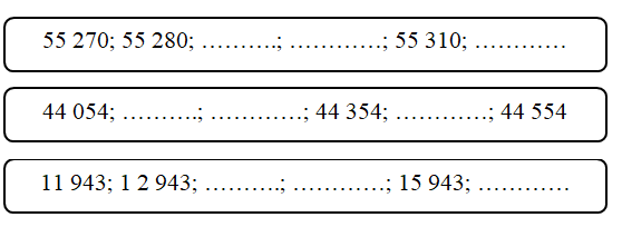 Viết tiến các số thích hợp vào chỗ chấm: (ảnh 1)