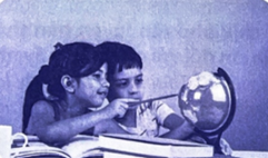 A couple of children looking at a glass

AI-generated content may be incorrect.