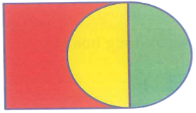 Bán kính của hình tròn (như hình vẽ) là 9 dm. Độ dài cạnh của hình vuông là: (ảnh 1)