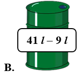 Thùng nào dưới đây đựng được ít nước nhất? (ảnh 3)