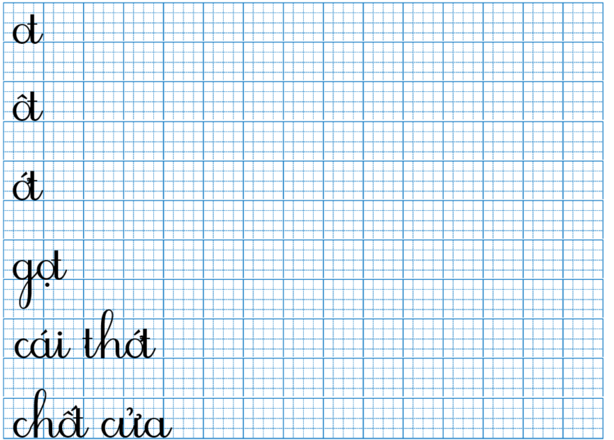 Tập viết đ ôt ớt (ảnh 1)