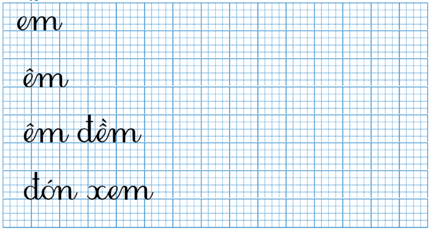 Tập viết em êm (ảnh 1)