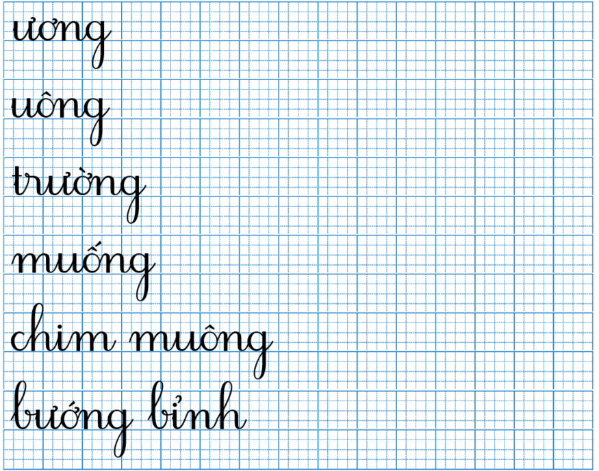 Tập viết ương (ảnh 1)