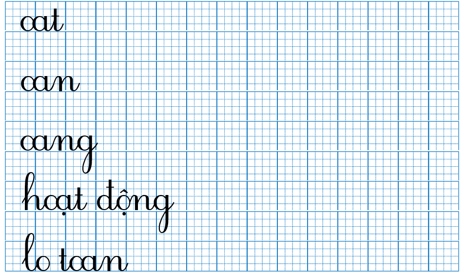 Luyện viết oat (ảnh 1)