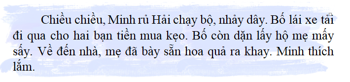 Tập đọc con trai cây chai cầm tay (ảnh 2)