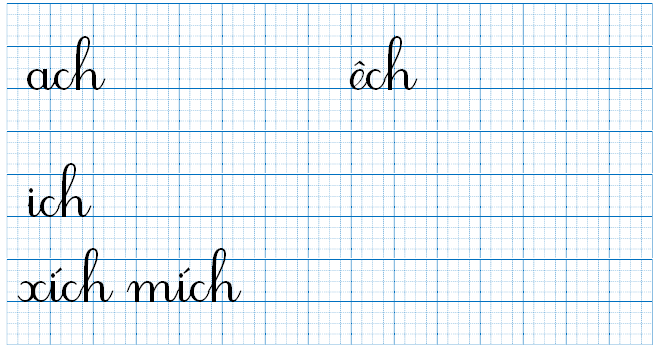 Tập viết ach êch ich (ảnh 1)