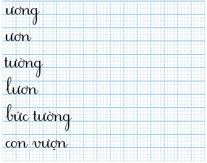 Tập viết ương ươn (ảnh 1)