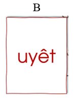 Từ “loắt choắt” có chứa vần nào dưới đây: (ảnh 2)