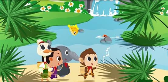 Cartoon characters on a beach

AI-generated content may be incorrect.