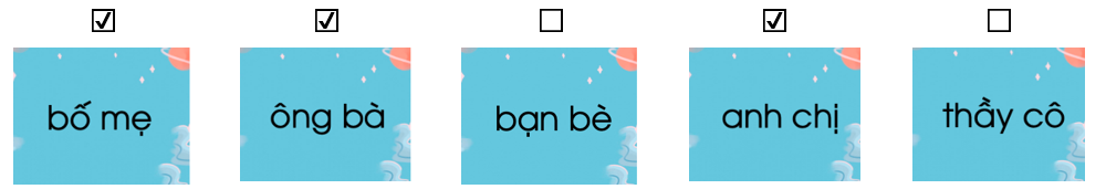 Những ai cùng chơi với em trong gia đình? Đánh dấu ☑ trước phương án trả lời đúng: (ảnh 2)