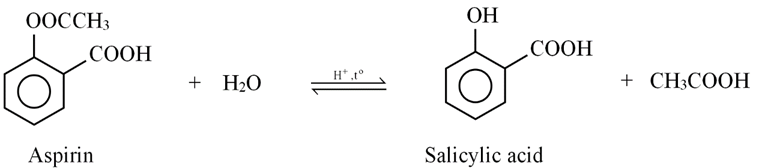 Aspirin là một hợp chất được sử dụng làm giảm đau, hạ sốt. Sau khi uống, aspirin bị thủy phân trong cơ thể sẽ tạo thành acid salicylic. Salicylic acid ức chế quá trình sinh tổng hợp prostaglandin (ảnh 1)