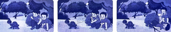 A cartoon of a child kneeling in a park
AI-generated content may be incorrect.
