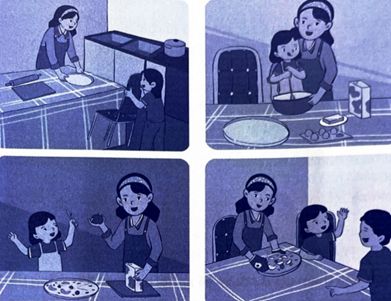 A collage of a person and a child cooking
AI-generated content may be incorrect.